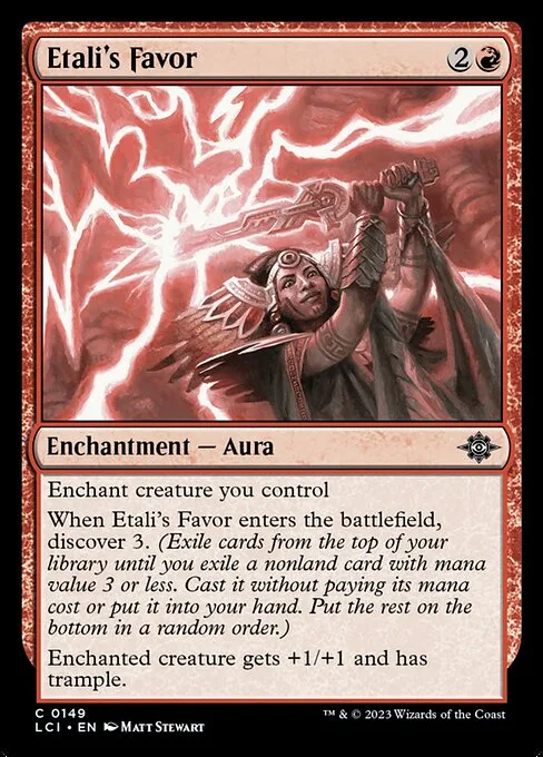 Etali's Favor · The Lost Caverns of Ixalan 149/416