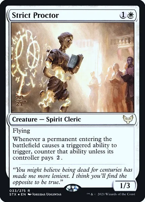 Strict Proctor · Strixhaven: School of Mages Promos 33s/164