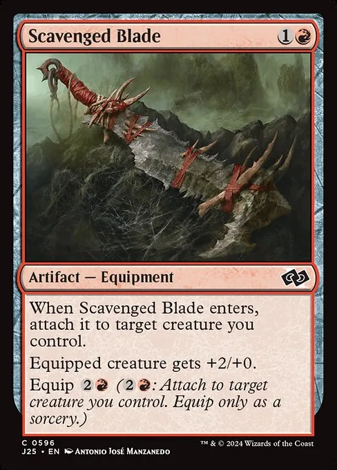 Scavenged Blade · Foundations Jumpstart 596/779