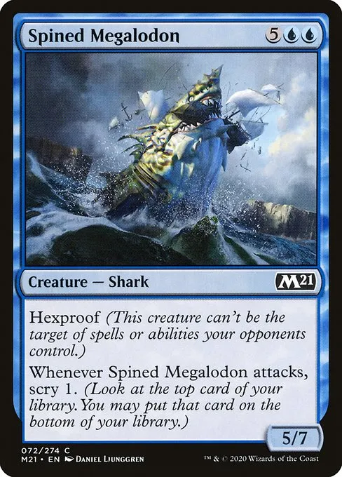 Spined Megalodon · Core Set 2021 72/397