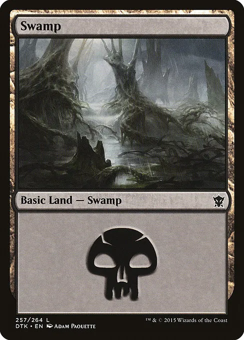 Swamp · Dragons of Tarkir 257/264