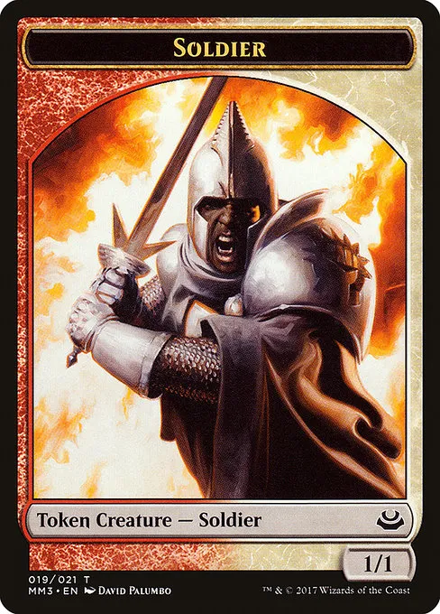 Soldier · Modern Masters 2017 Tokens 19/21