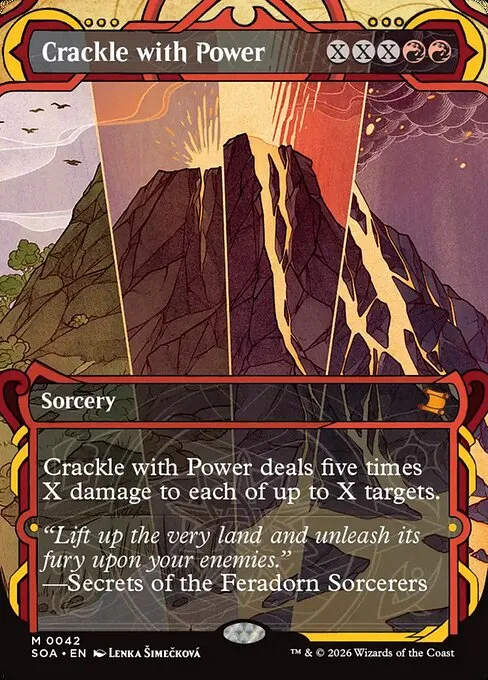 Crackle with Power · Secrets of Strixhaven Mystical Archive 42/195