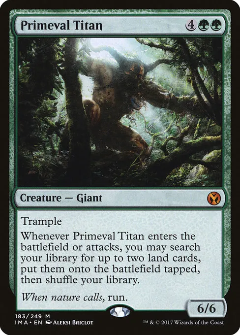 Primeval Titan · Iconic Masters 183/249