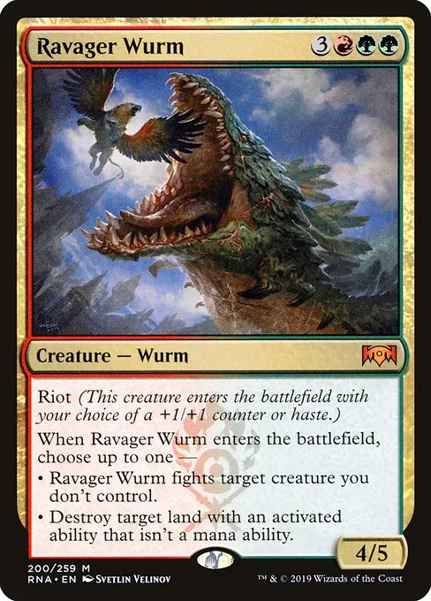 Ravager Wurm · Ravnica Allegiance 200/273