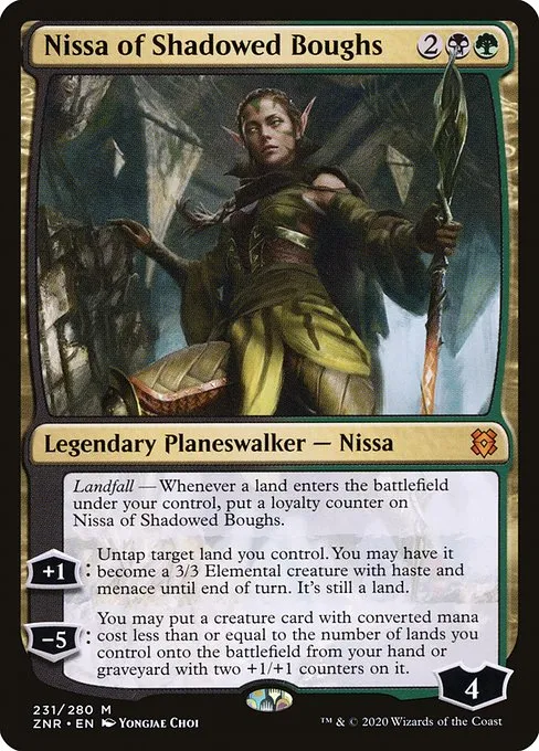 Nissa of Shadowed Boughs · Zendikar Rising 231/407