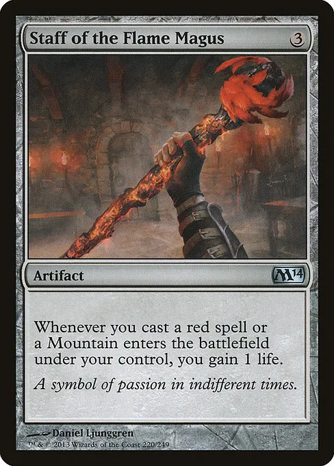 Staff of the Flame Magus · Magic 2014 220/249