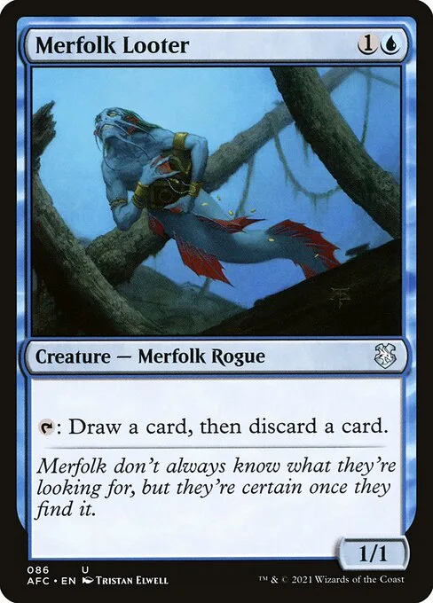 Merfolk Looter · Forgotten Realms Commander 86/331