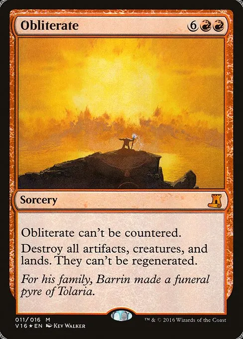 Obliterate · From the Vault: Lore 11/16