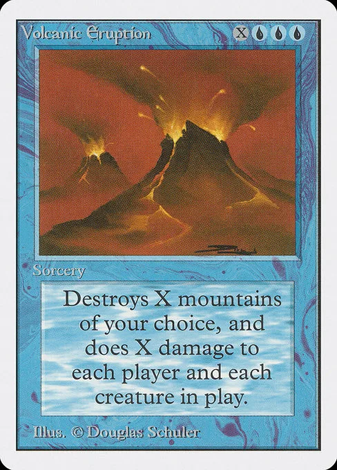 Volcanic Eruption · Unlimited Edition 89/302