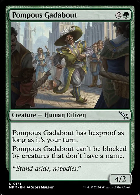 Pompous Gadabout · Murders at Karlov Manor 171/451