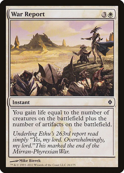 War Report · New Phyrexia 26/175