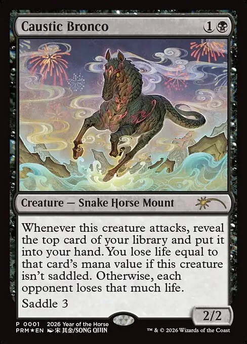 Caustic Bronco · Year of the Horse 2026 1/5
