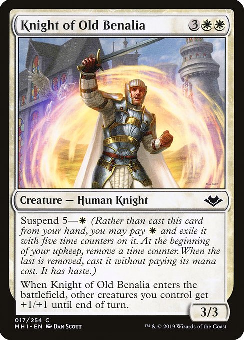 Knight of Old Benalia · Modern Horizons 17/255
