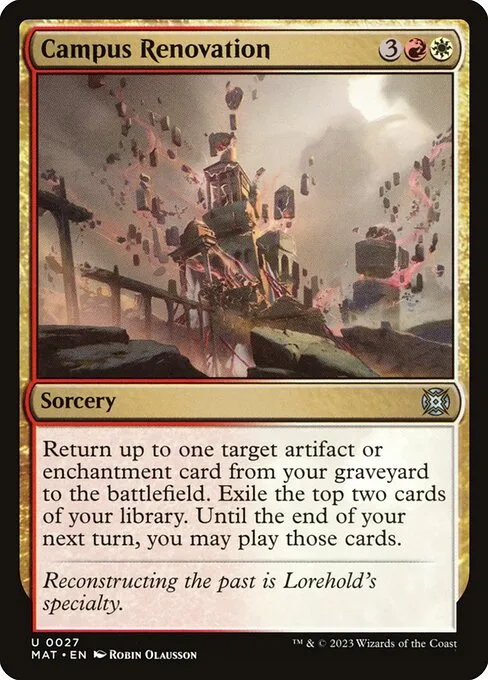 Campus Renovation · March of the Machine: The Aftermath 27/230