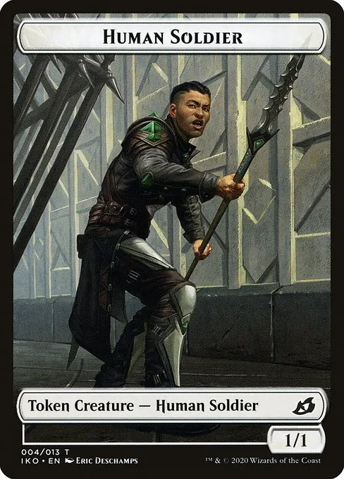 Human Soldier · Ikoria: Lair of Behemoths Tokens 4/14