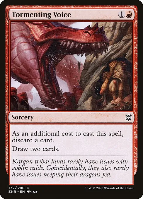 Tormenting Voice · Zendikar Rising 172/407
