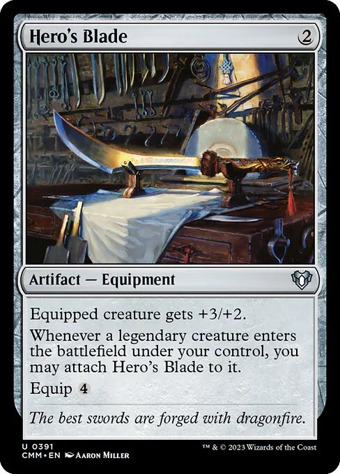 Hero's Blade · Commander Masters 391/1067