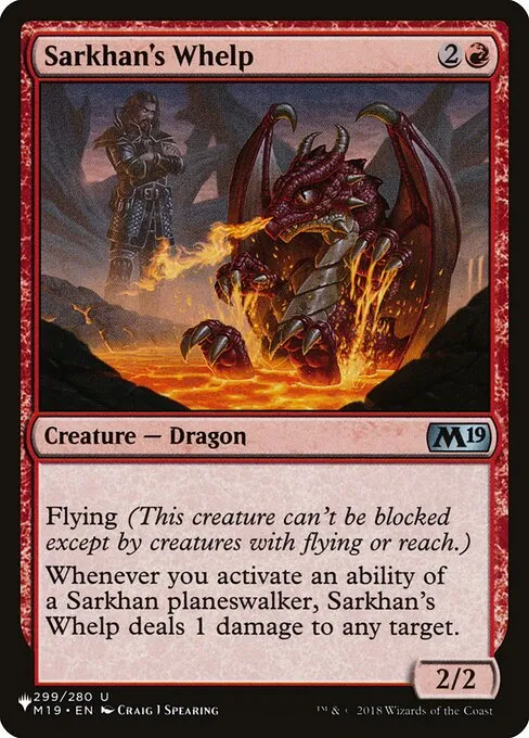 Sarkhan's Whelp · The List M19-299/5050