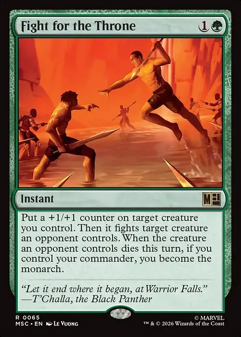 Fight for the Throne · Marvel Super Heroes Commander 65/9