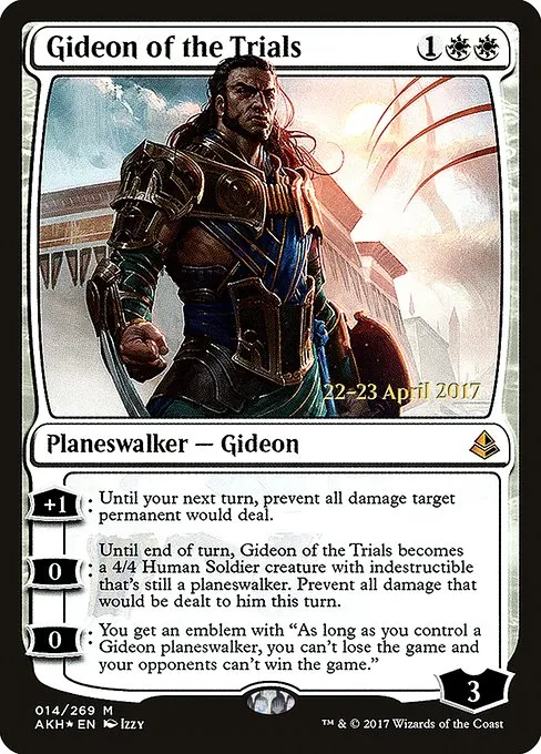 Gideon of the Trials · Amonkhet Promos 14s/77