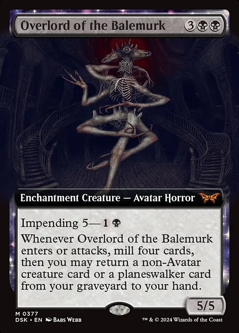 Overlord of the Balemurk · Duskmourn: House of Horror 377/419