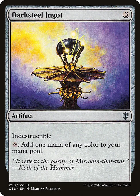 Darksteel Ingot · Commander 2016 250/351
