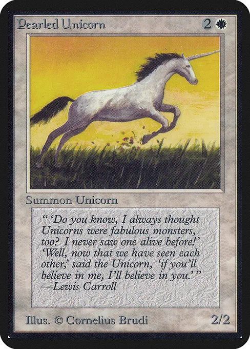 Pearled Unicorn · Limited Edition Alpha 30/295