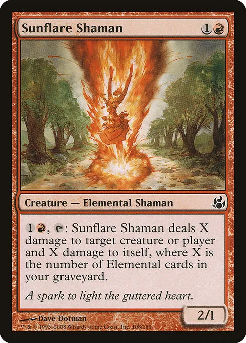 Sunflare Shaman · Morningtide 108/150