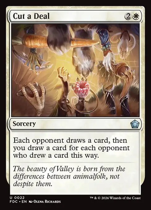 Cut a Deal · Foundations Commander 22/3