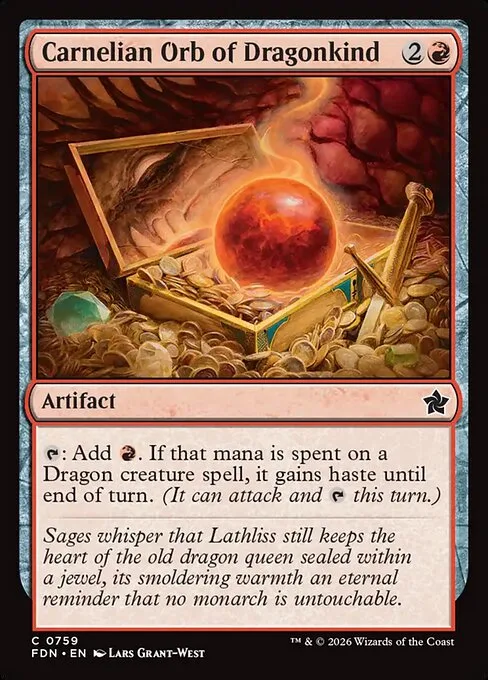 Carnelian Orb of Dragonkind · Foundations 759/771