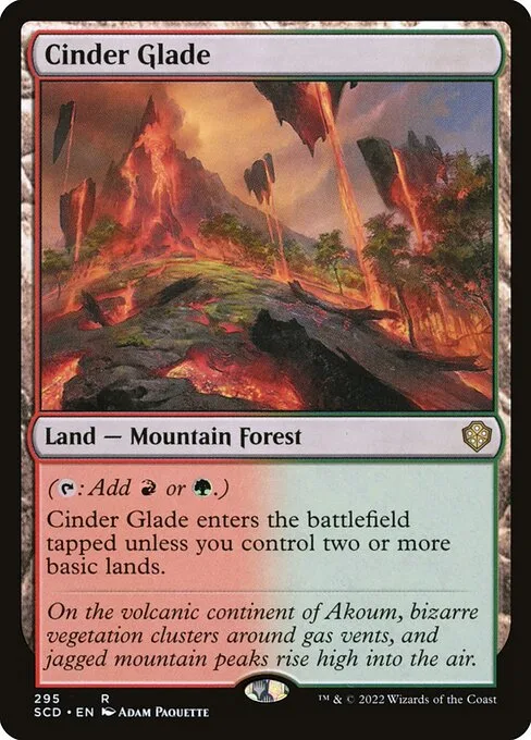 Cinder Glade · Starter Commander Decks 295/352