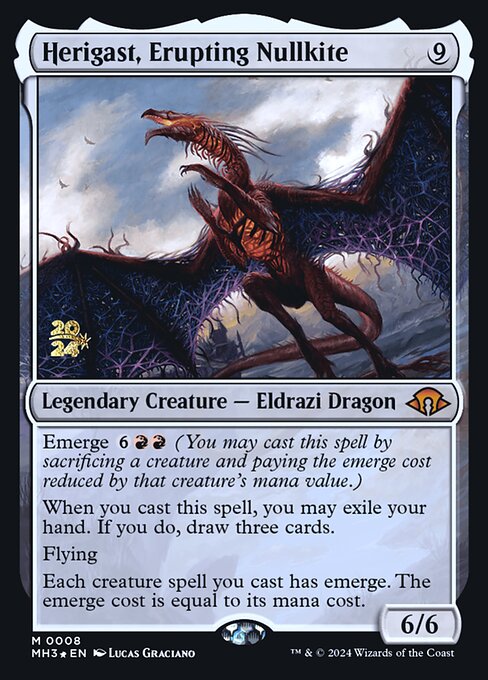 Herigast, Erupting Nullkite · Modern Horizons 3 Promos 8s/92