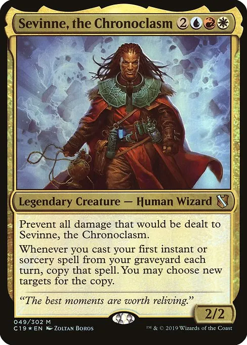 Sevinne, the Chronoclasm · Commander 2019 Oversized 49/4