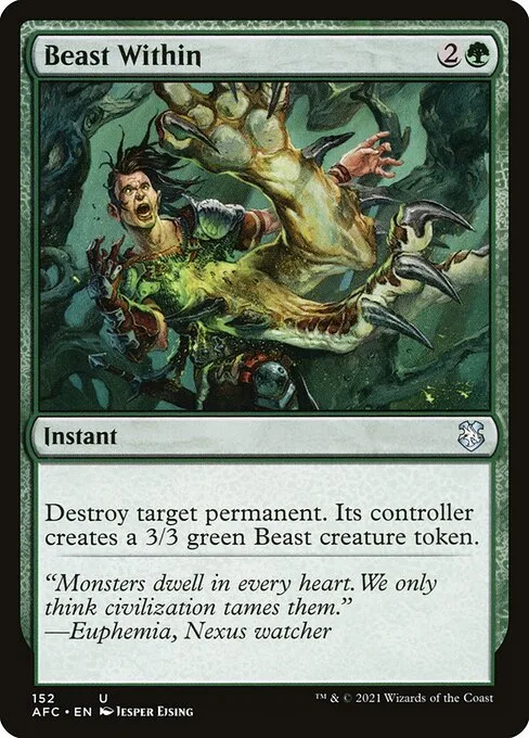 Beast Within · Forgotten Realms Commander 152/331