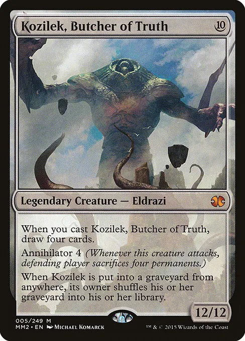 Kozilek, Butcher of Truth · Modern Masters 2015 5/249