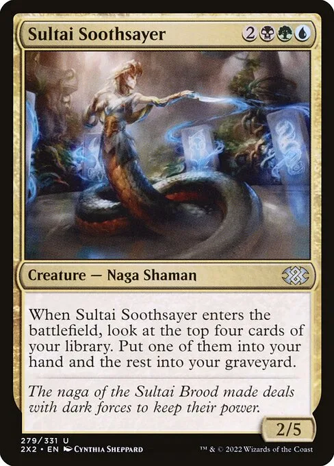 Sultai Soothsayer · Double Masters 2022 279/579