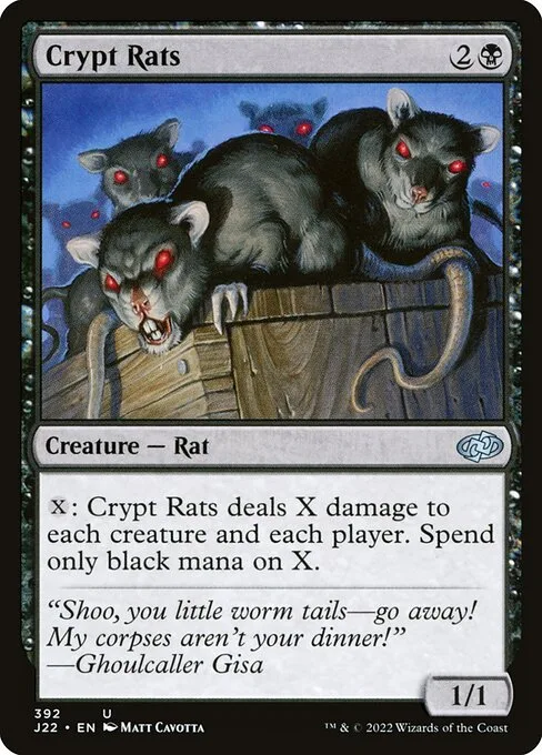 Crypt Rats · Jumpstart 2022 392/835