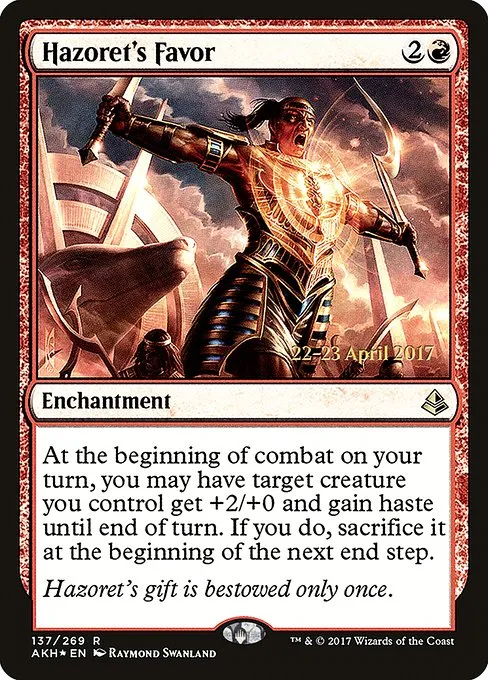 Hazoret's Favor · Amonkhet Promos 137s/77