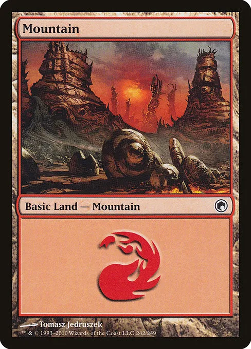 Mountain · Scars of Mirrodin 242/249