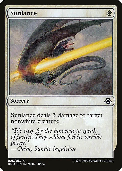 Sunlance · Duel Decks: Elspeth vs. Kiora 26/67