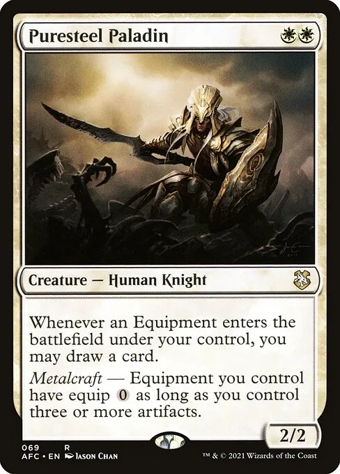 Puresteel Paladin · Forgotten Realms Commander 69/331