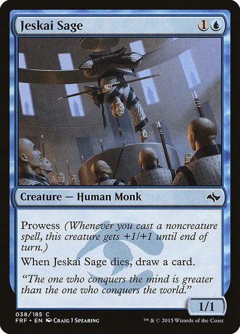 Jeskai Sage · Fate Reforged 38/191