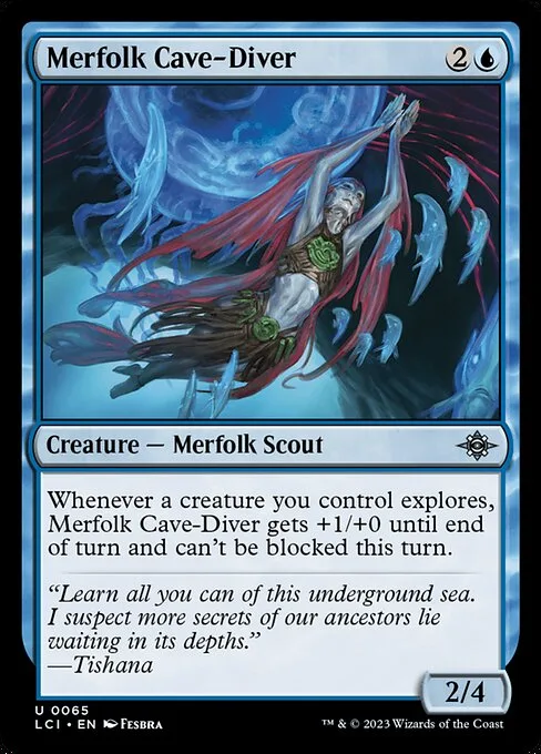 Merfolk Cave-Diver · The Lost Caverns of Ixalan 65/416