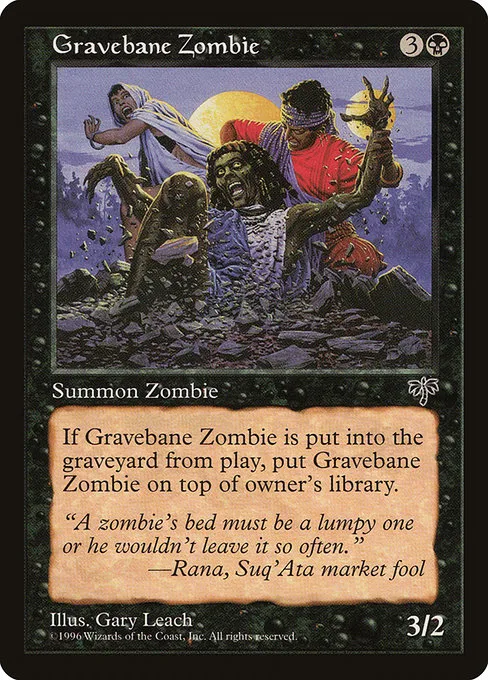Gravebane Zombie · Mirage 127/353