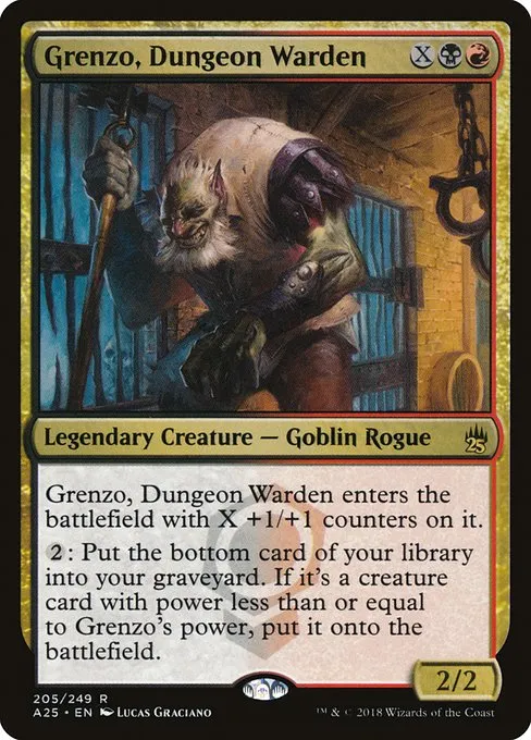 Grenzo, Dungeon Warden · Masters 25 205/249
