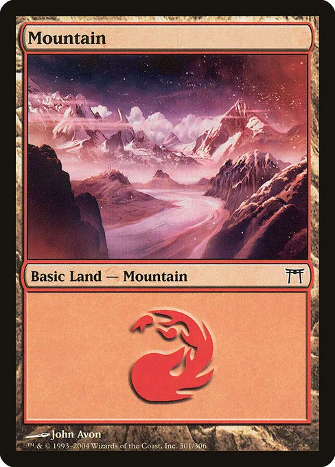 Mountain · Champions of Kamigawa 301/307