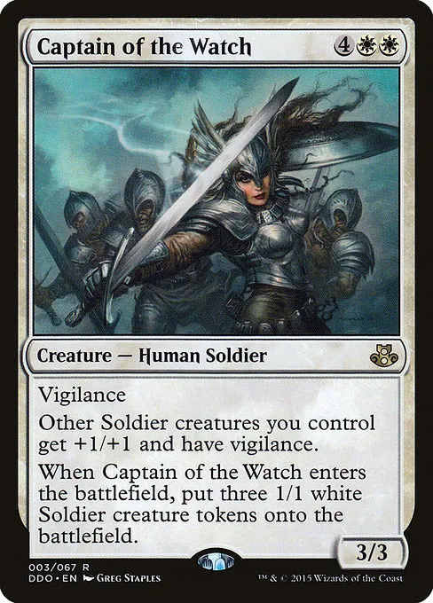 Captain of the Watch · Duel Decks: Elspeth vs. Kiora 3/67