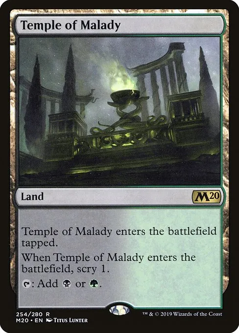 Temple of Malady · Core Set 2020 254/346