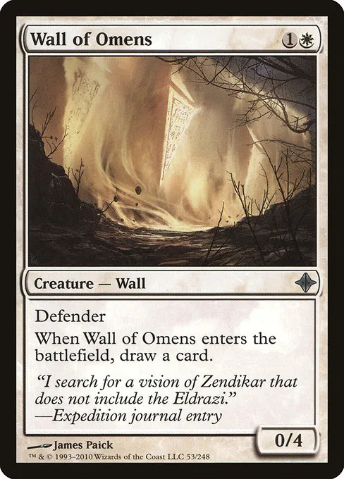 Wall of Omens · Rise of the Eldrazi 53/248